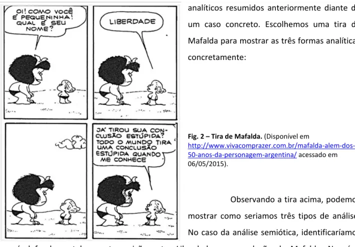 Fig. 2 – Tira de Mafalda. (Disponível em 