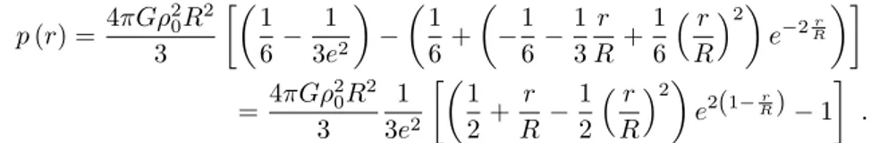 Figura 7 - Distribui¸c˜ ao de ρ, M r para ρ na forma exponencial.