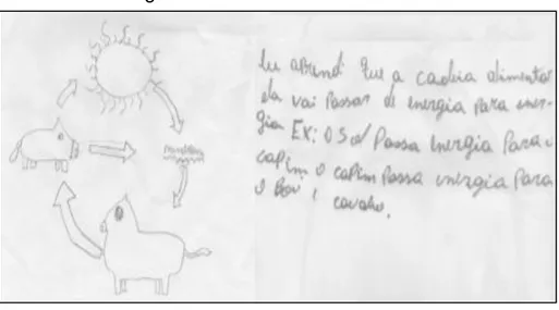 Figura 2 – Desenho e escrita de Carlos 