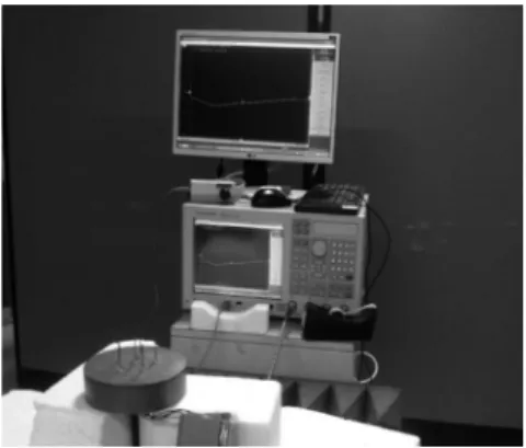 Figura 7. Realização de medidas no  laboratório de radiofrequência do IST