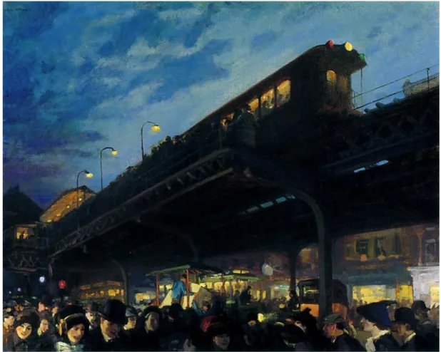 Figure 7 -  Six O’clock Winter  (Sloan, 1912) 