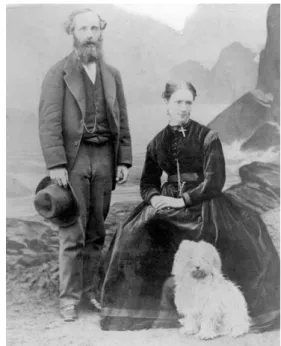 Figura 10 - James C. Maxwell e esposa, em 1869.