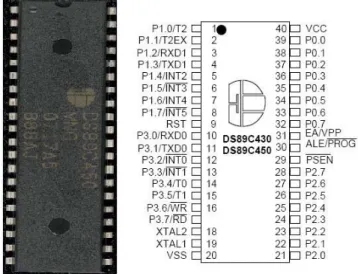 Fig. 14 - Descrição dos pinos do microcontrolador 
