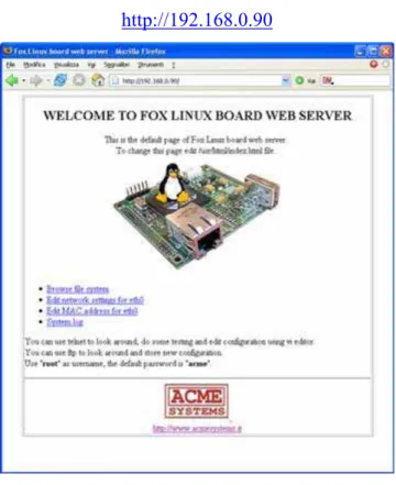 Figura 28 Fox Board WEB PAGE 