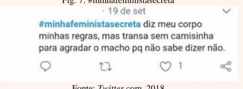 Fig. 7: #minhafeministasecreta 
