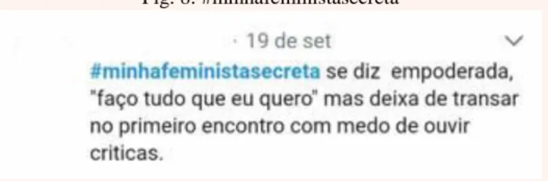 Fig. 8: #minhafeministasecreta 