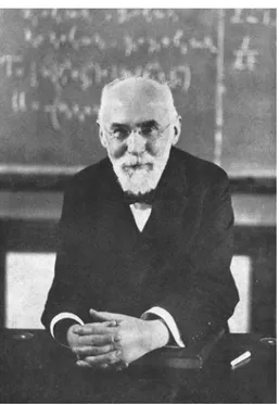 Figura 7 - O f´ısico holandˆ es Hendrik Antoon Lorentz (1853-1928) criou uma teoria tecnicamente complexa, que explicava  pratica-mente todos os fenˆ omenos ´ opticos e eletromagn´ eticos