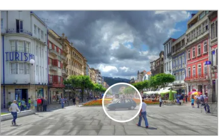 Figura 4 - Verificação realizada sobre uma imagem. Local: Avenida da Liberdade em Braga