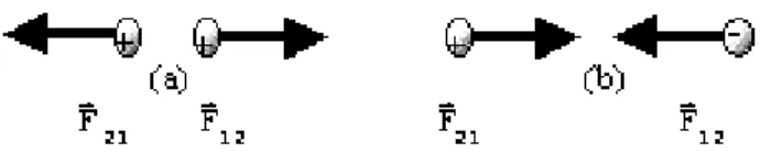 Figura 2-1: F or as opostas sobre argas de mesmo sinal