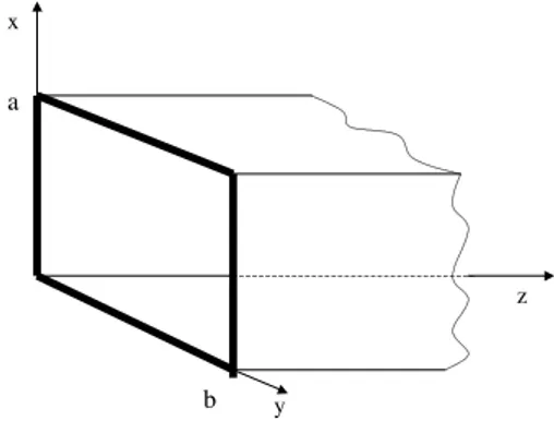 Figura 9. Guia de ondas retangular.