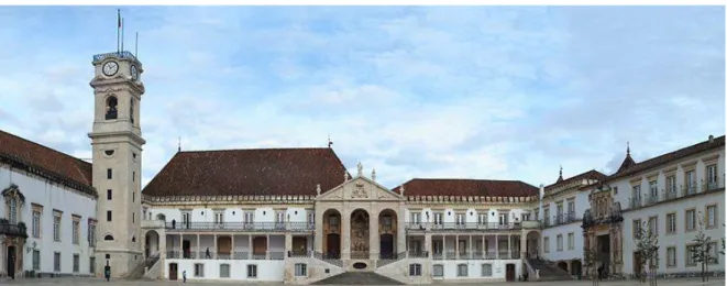 Figura 4 Vista do Paço da Universidade de Coimbra 