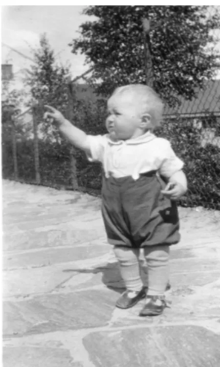 Figure 2: One-year old Jens Glad Balchen enjoying the Norwegian National Day on May 17th, 1927.