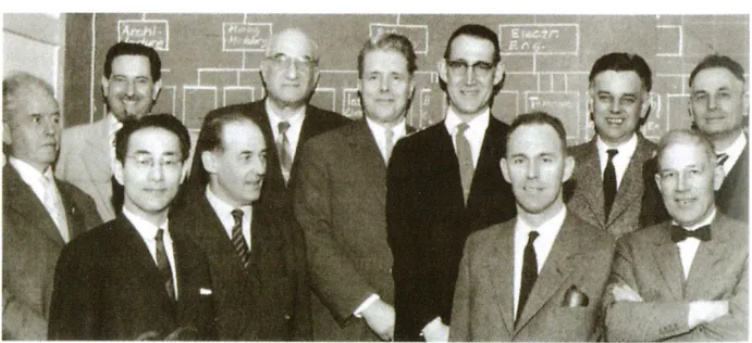 Figure 4: The IFAC Executive Council is gathered in Norway in 1961. Young Jens is located in the first row, second from the right