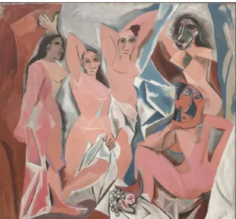 Figura 9: Les Demoiselles d'Avignon (Cubista, Picasso). 