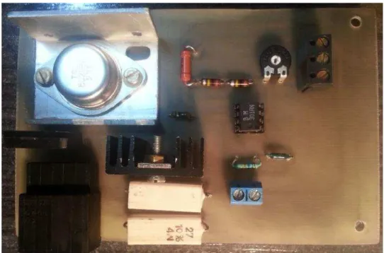 Figure 4. PCB of the braking circuit.