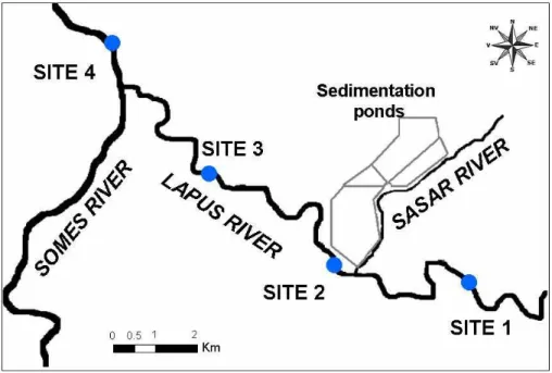 Figure 1. Sampling area  