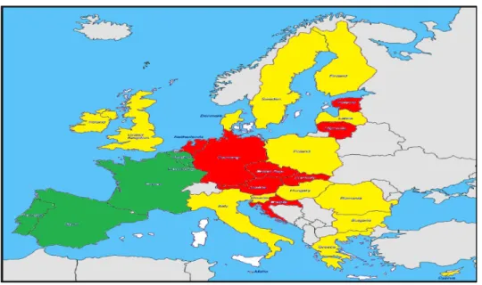 Figura 1 – Reconhecimento do conceito de economia social na União Europeia 