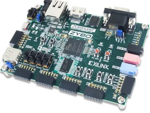 Figure 3.1: The ZYBO Zynq-7000 development board.