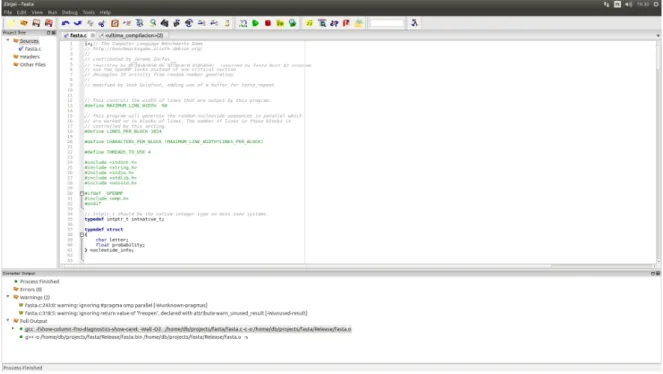 Figure 14 and 15 ), an interactive menu in the Build Section of the project’s own settings (e.g