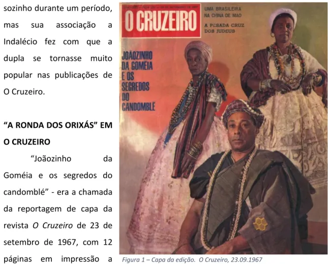 Figura 1 – Capa da edição.  O Cruzeiro, 23.09.1967 