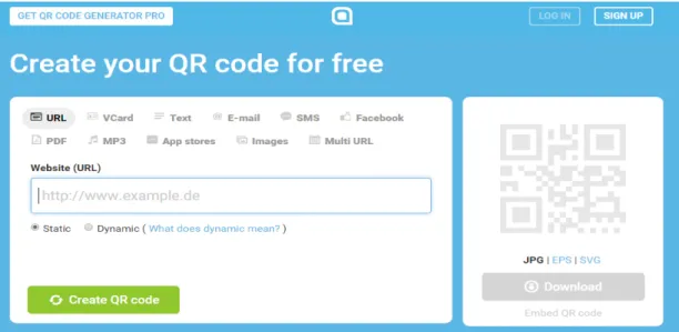 Ilustração 12. QR Code Generator  Elaboração própria 