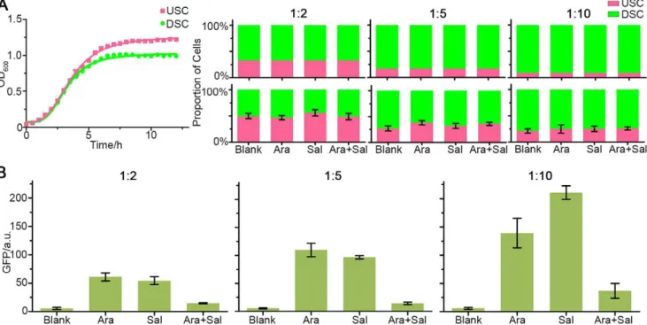 Figure S1 In silico analysis of different approaches in multicellular logic circuits with 4 inputs and 1 output.