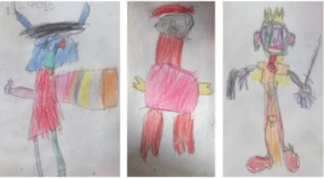 Figura 10 - Exemplos de alguns desenhos de crianças 