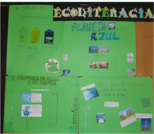 Figura 6 - Cartazes de Ecologia elaborados pelos grupos.