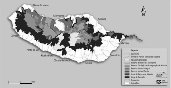 Figura 1    |   Zonamento do Parque Natural da Madeira.