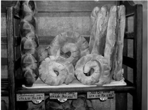 Figure 1    |      Ammonite bread, baked locally in the town of  Barrême (Source: Jean-Simon PAGÈS).