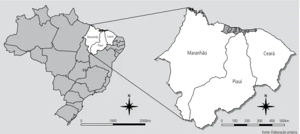 Figura 1    |    Localização da Costa Norte.