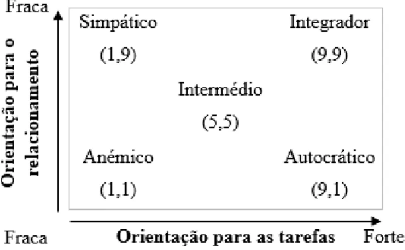 Figura 4. Modelo da grelha de gestão. (Fonte: adaptado de Cunha et al., 2007) 