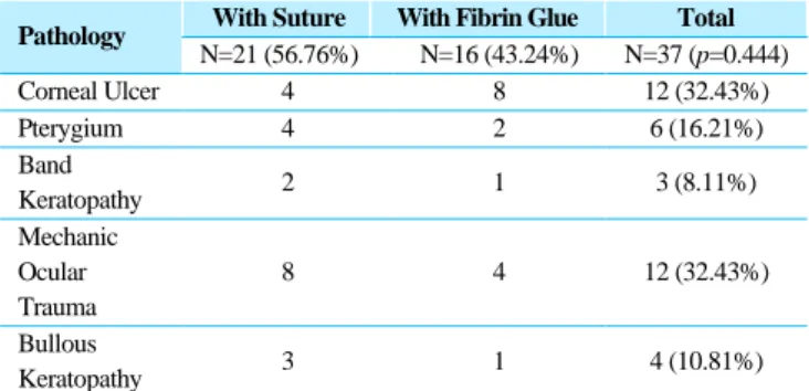 Table 4 - Study Population Baseline Pathologies subgroup analysis 