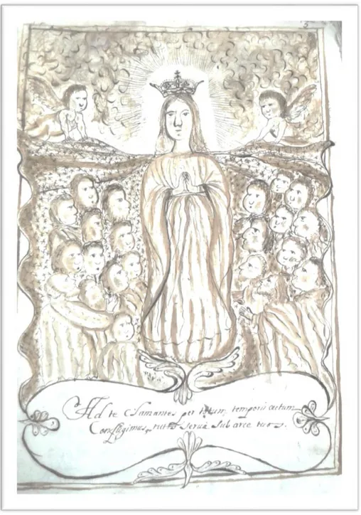 Figura 4- Representação da Senhora da Misericórdia. 