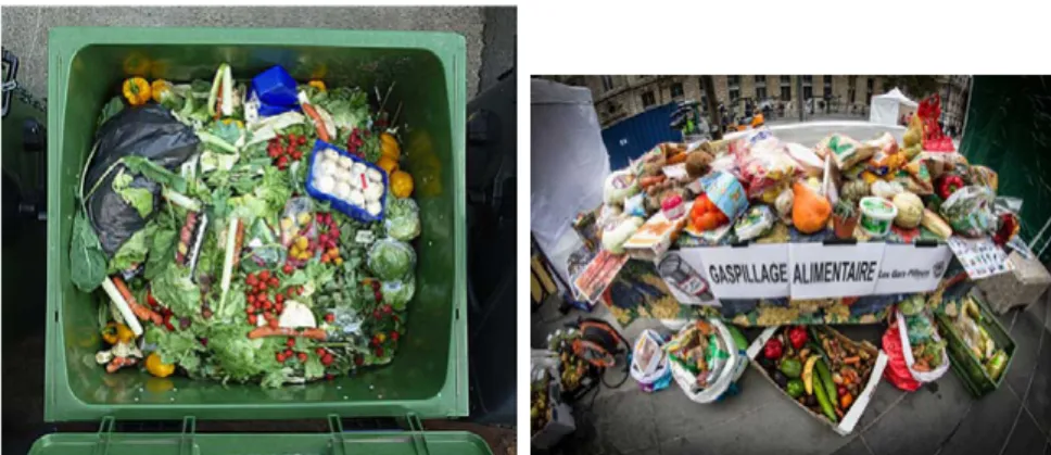 Figura 2. Cenas da campanha contra o desperdício alimentar na França. Fonte: http://