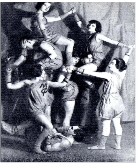 Figura 4 – A dança das máquinas, 1922, ateliê  Masfor, realizado por N. Forreger.