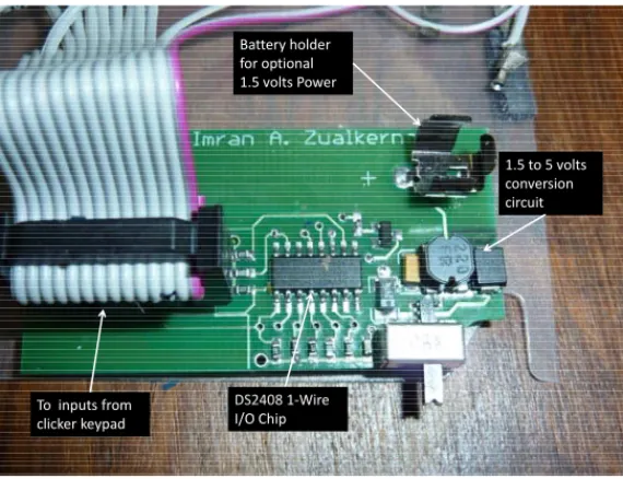 Fig. 4 shows the 1-Wire end-device hardware incorporating a 1-Wire client based on  an 8-channel, 1-Wire Addressable Switch that can read eight inputs from a simple  keypad [48]