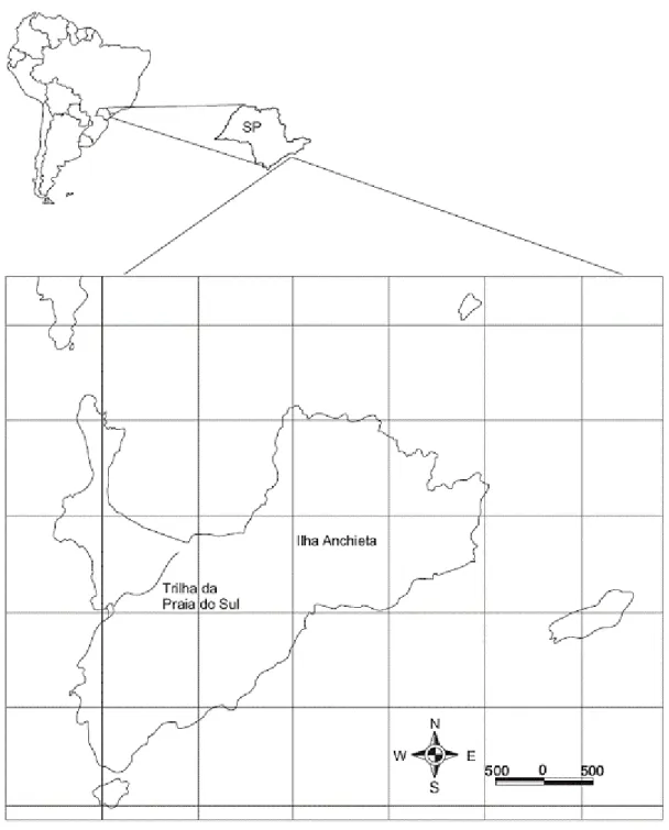Figura 1 - Localização geográfica do PEIA. (Organizado por M Robim, abr/2008) 