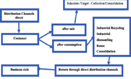Figure 1 - Types of reverse flow  Source: Adapted from Leite (2002 )  2.3.1- After-sales logistics 