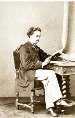 FIGURA 3 - Joaquim Insley Pacheco. Retrato de Machado de Assis, c. 1864 Formato carte de visite, c