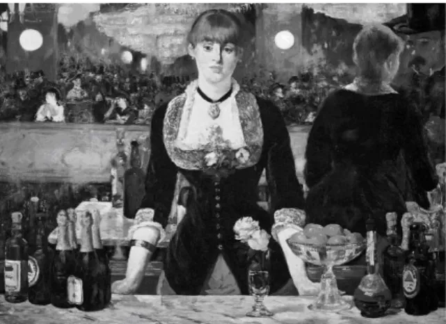 Figure 2 - Edouard Manet, A Bar at the Folies-Bergère, 1881-82. Oil on canvas, 96 × 130 cm