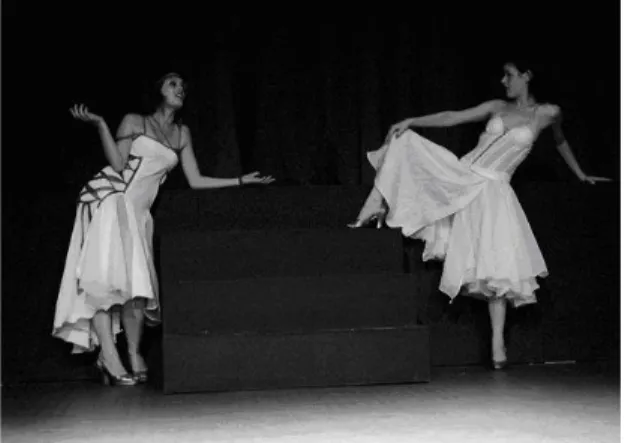 Figure 2 - The heroines’ musical duet in cabaret ambience
