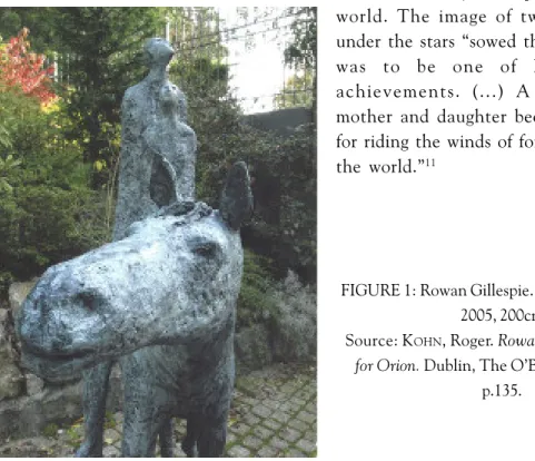 FIGURE 1: Rowan Gillespie. Looking for Orion, 2005, 200cm