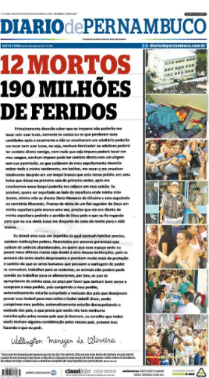 FIGURA 6 - Diario de Pernambuco Fonte: Net Papers (2011)