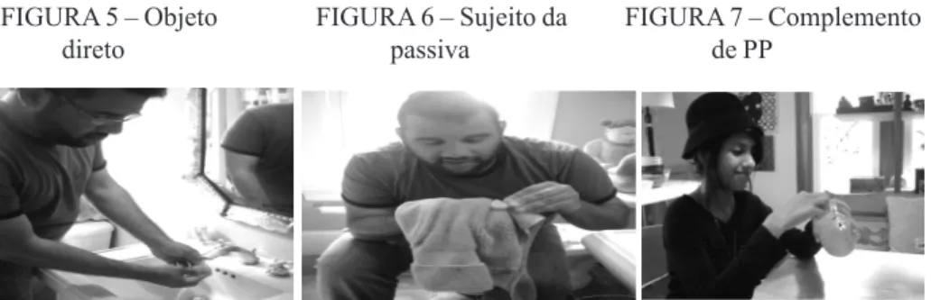 FIGURA 5 – Objeto       FIGURA 6 – Sujeito da          FIGURA 7 – Complemento