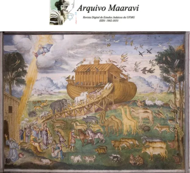 Figure 7 – Bernardino Luini, Noah's ark. Fresco, San Maurizio church, Milan, Italy 20