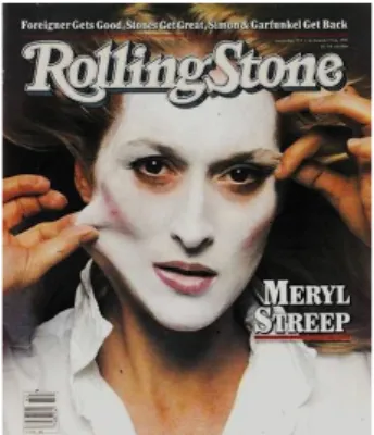 Figura 11 – Meryl Streep na capa da Rolling Stone de outubro de 1981. 