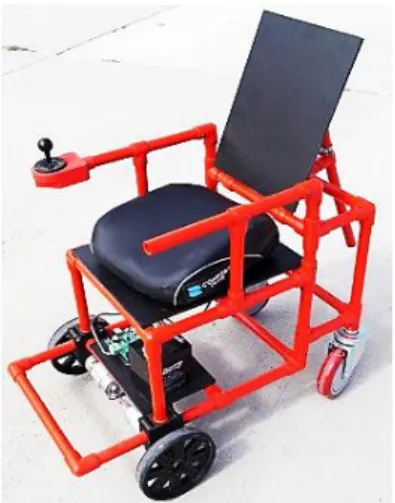 Figura 2 - Protótipo de cadeira de rodas de baixo custo Open Wheelchair Foundation. 