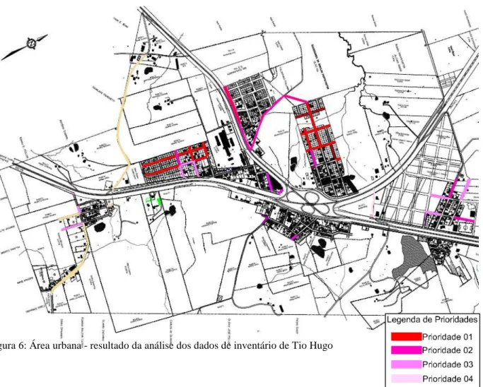 Figura 6: Área urbana - resultado da análise dos dados de inventário de Tio Hugo 