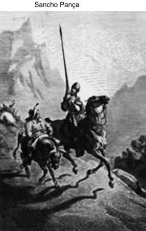 Figura 5 – Dom Quixote desafia os leões